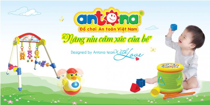 Thương hiệu đồ chơi trẻ em Việt Nam Antona